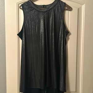Longer length sleeveless top